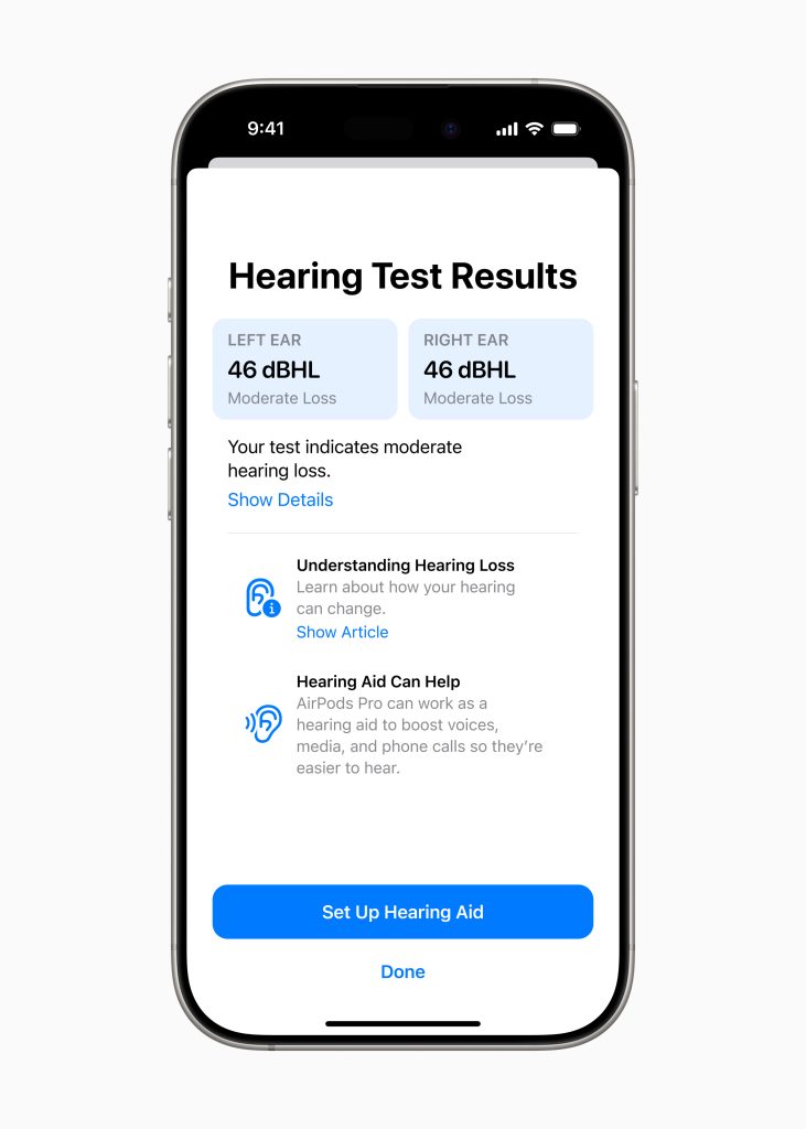 A screenshot of an iPhone