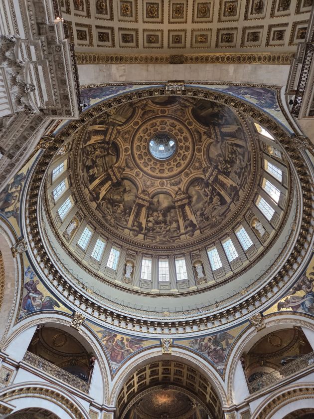 The famous whispering gallery of St Paul's Cathedral Picture: Phil Creighton