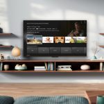 An Amazon television in a living room