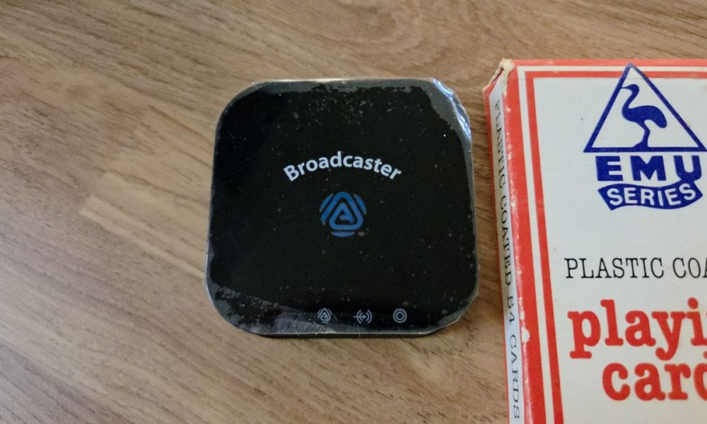 The HomeSpot BA210 is smaller than a packet of playing cards