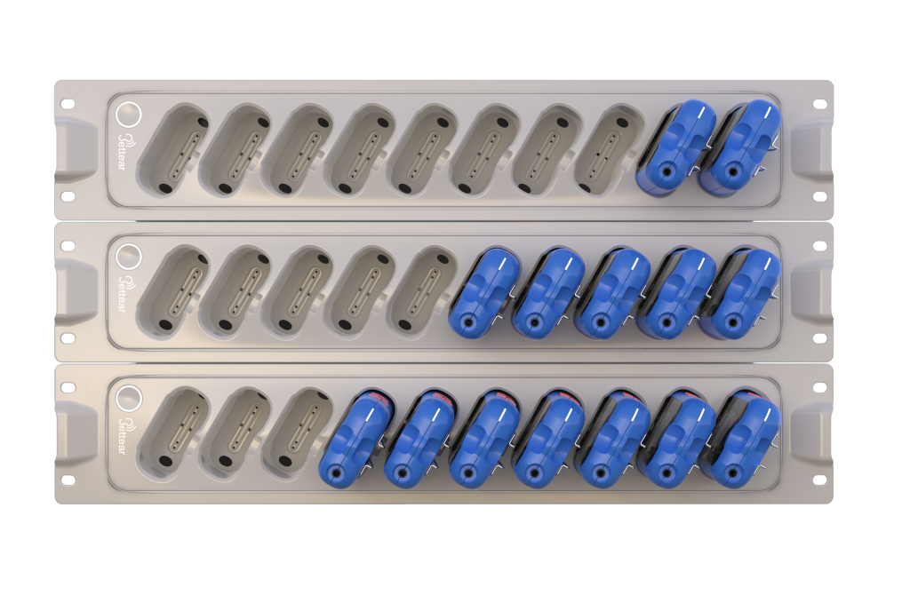Bettear's B-RTXs in cradles waiting to be used