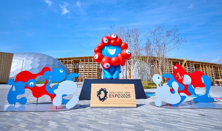 Expo 2025 - a publicity image to celebrate 15 million visitors so far