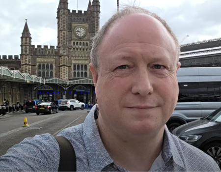 Phil Creighton at Bristol Temple Meads station