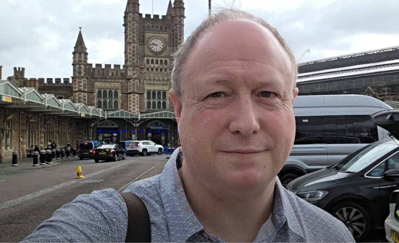 Phil Creighton at Bristol Temple Meads station