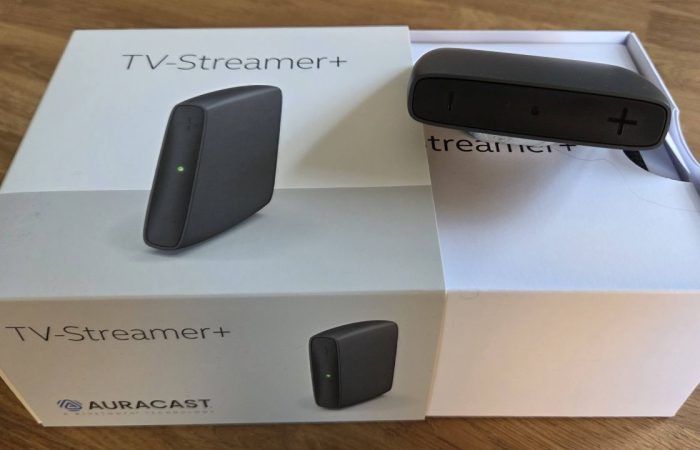 GN ReSound TVStreamer+ on the box it comes in