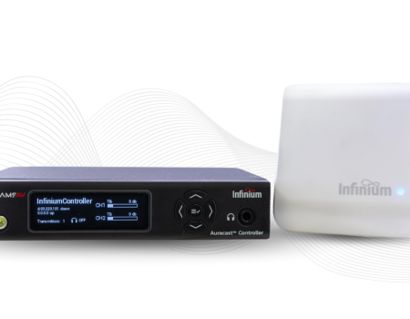 The Williams AV Infinium Auracaster – the controller and transmitter elements