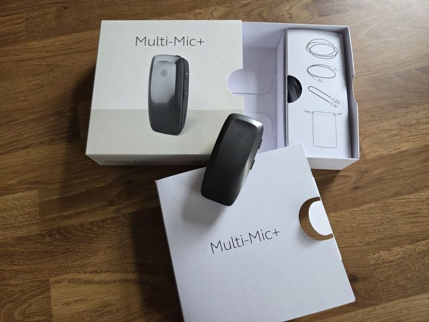 The Multi-Mic+ with its packaging