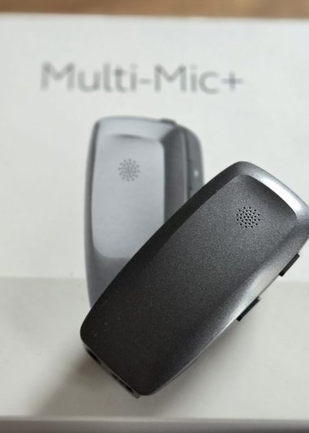 The ReSound Multi-Mic+ on its box