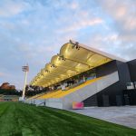 Stadium Taranaki's TSB Stand is among the first in the world to install Auracast Picture: NPDC