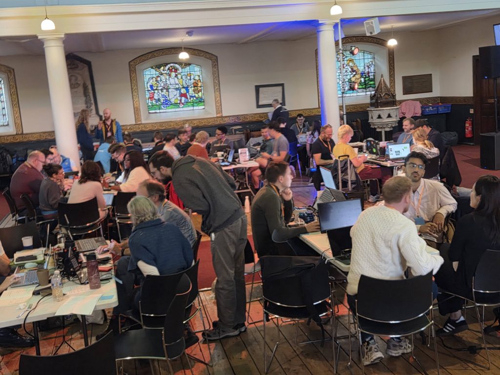 Volunteers at the Kingdom Code event