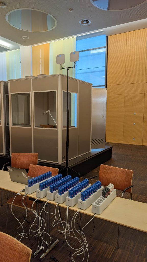 The Bettear RTX receivers ready to be used