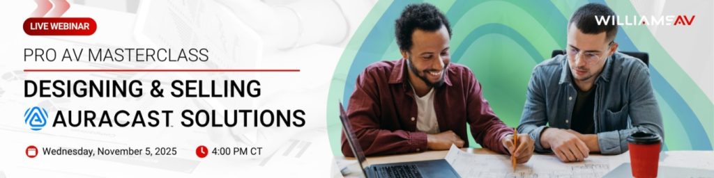 Williams AV and the Bluetooth SIG Pro AV seminar flyer
