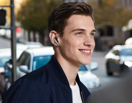 Auracast arrives in sub-$100 earbuds as EarFun launches Hi-Res Air Pro 4+ A man wearing the EarFun Air Pro 4+