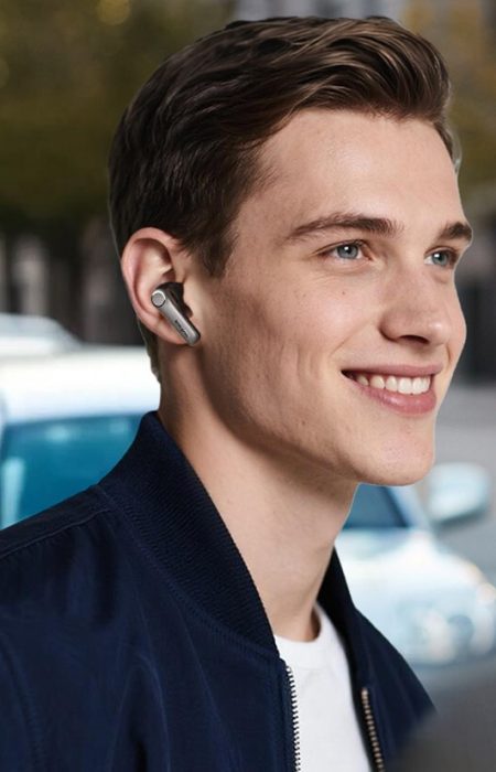 Auracast arrives in sub-$100 earbuds as EarFun launches Hi-Res Air Pro 4+ A man wearing the EarFun Air Pro 4+