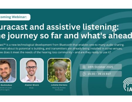 Free IAHA webinar to examine how Auracast is reshaping accessibility Join IAHA's free webinar exploring the development of Auracast™ for assistive listening