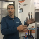 Jason Rude, president of Simeon Canada, introducing the Audita III during a YouTube live stream