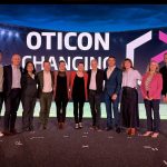 The Oticon team members at the US launch of the Zeal and Intent hearing aids